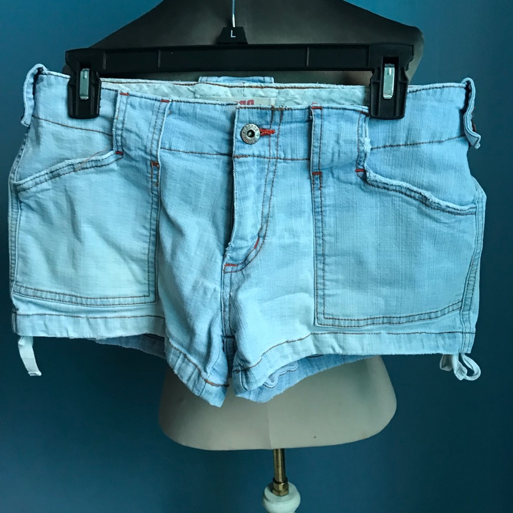 Denim shorts